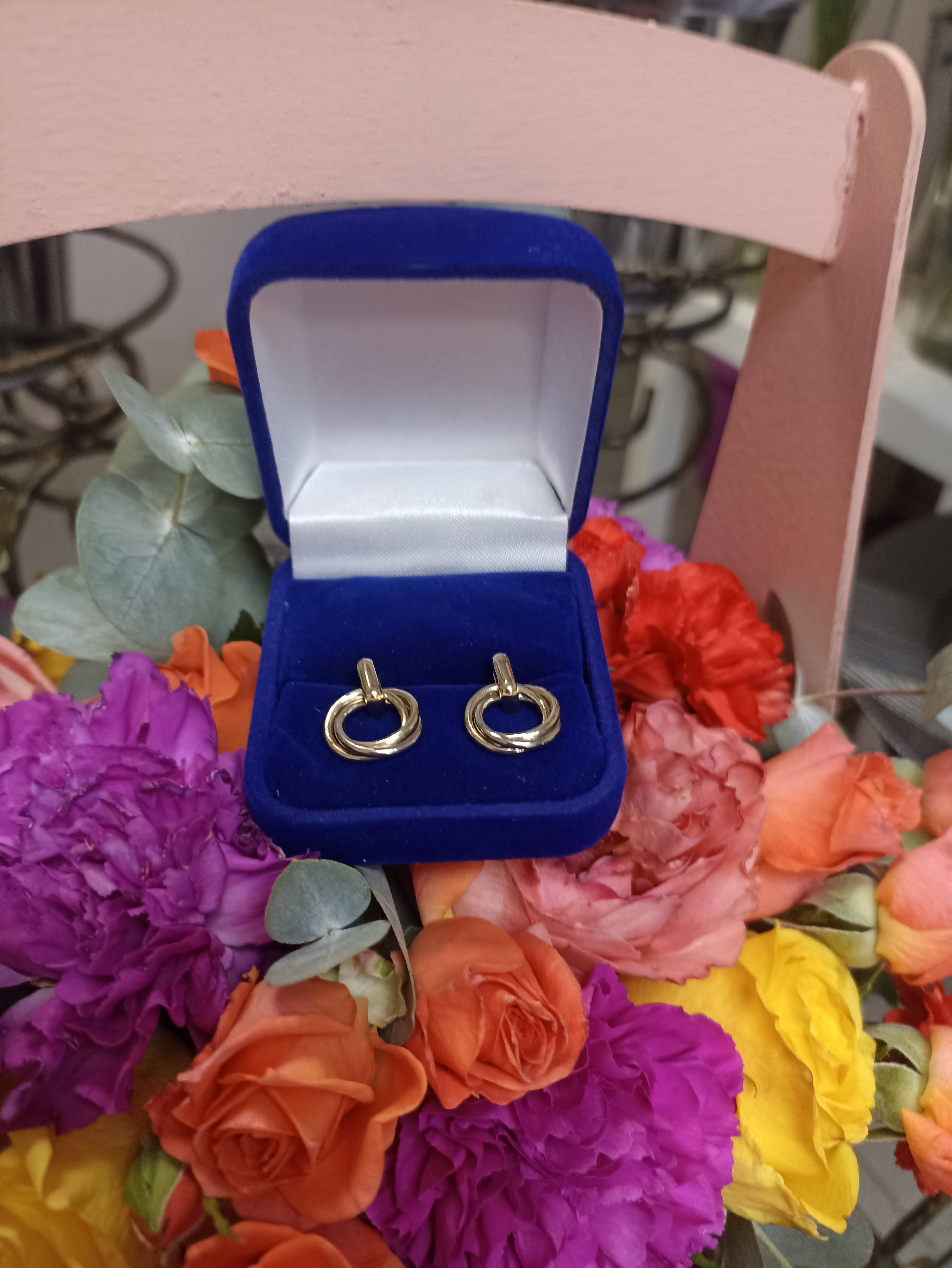 Серьги Cartier Trinity 2